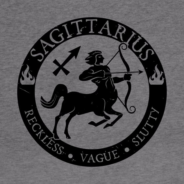 Savage Sagittarius Zodiac Antisocial Astrology by atomguy